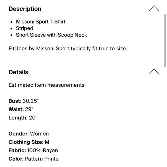 Missoni Sport Authentic Pink Black Blue Striped Knit Short Sleeve Top Medium - Picture 4 of 7